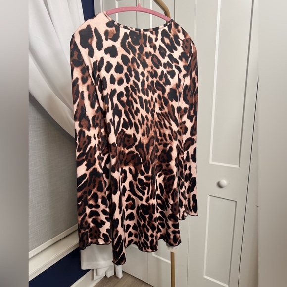 Leopard Print Women's Dress - Picture 1 of 3